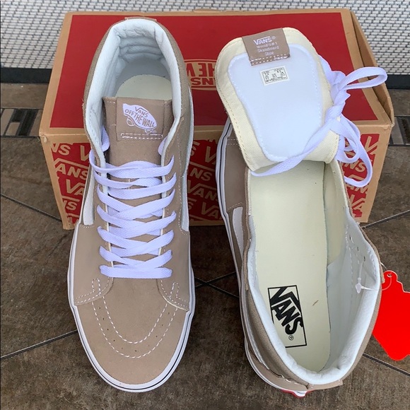 VANS SK8-Hi Desert Taupe/True White WMNS - Picture 16 of 16